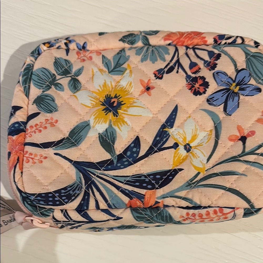 Vera Bradley Floral Quilted jewelry  Bag